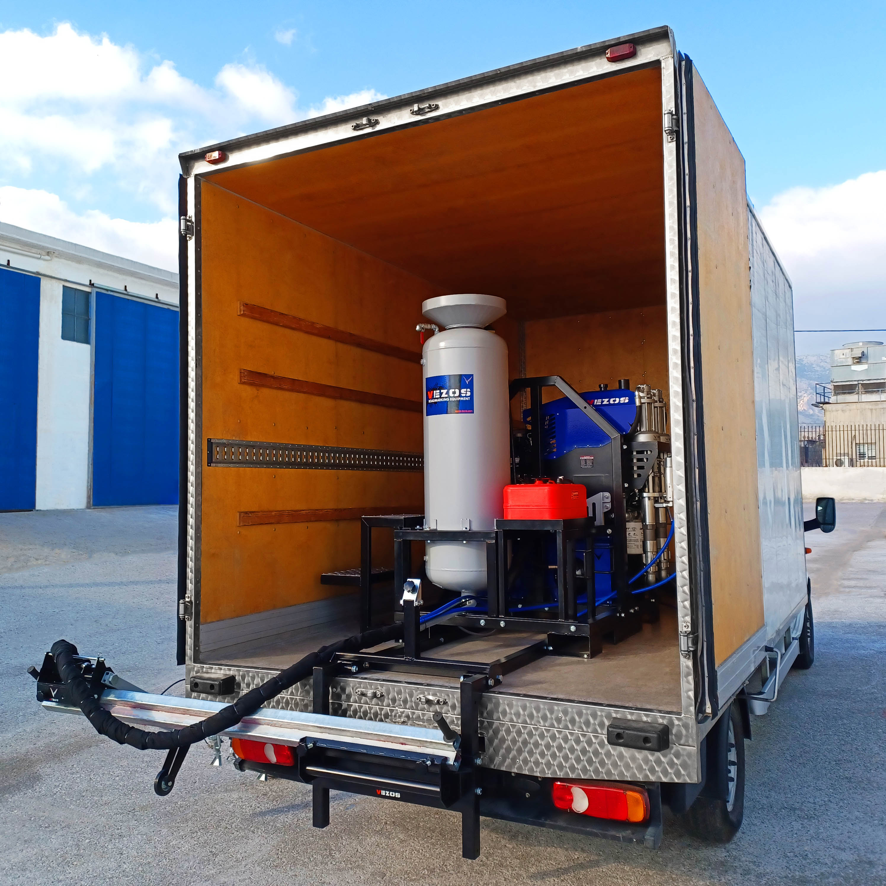 διαγραμμιστικό σύστημα για φορτηγό - διαγραμμιστικό φορτηγό